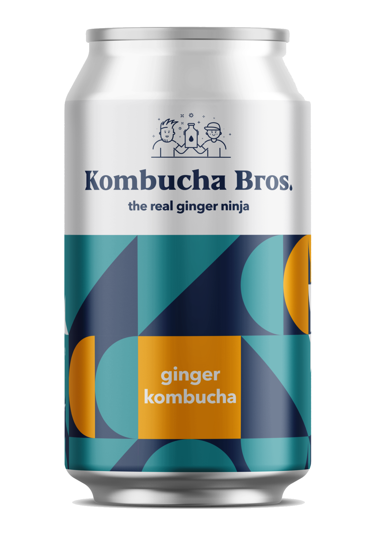 Kombucha Bros Ginger Kombucha 12x330ml Cans