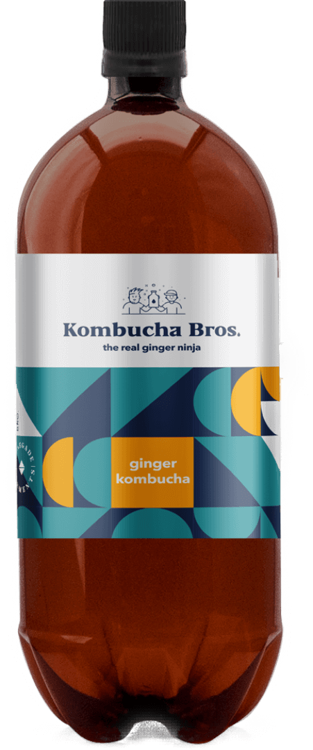 Kombucha Bros Ginger Kombucha 1x1.25 litre Rigger