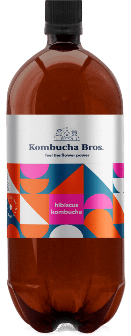 Kombucha Bros Hibiscus Kombucha 12x1.25 litre Rigger